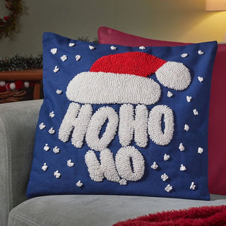 Three Kings Ho Ho Ho Santa Hat Cushion