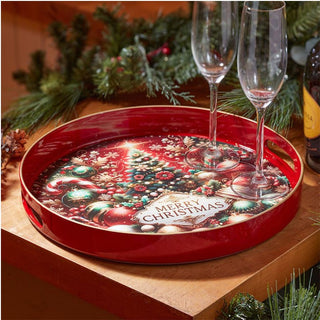 Three Kings Merry Christmas DécorTray - Oval