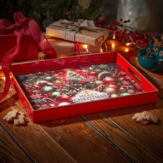 Three Kings Merry Christmas DécorTray - Rectangular
