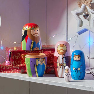 Three Kings Nativity Secret 4 in 1 Festive Figurines