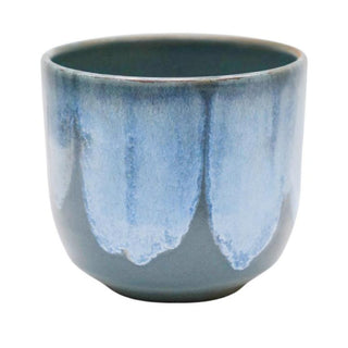 Rowe Navy Drip Reactive Glaze Planter