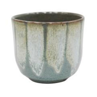 Rowe Green Drip Reactive Glaze Planter