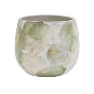 Lola Abstract Watercolour Green Planter
