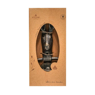 Cast Iron Hare Door Knocker Antique Brass