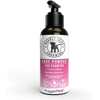 HugglePets Bubbly Tails Dog Shampoo Baby Powder