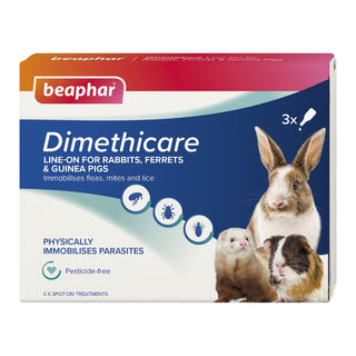 Beaphar Dimethicare Line-On For Small Animals 3 Pack