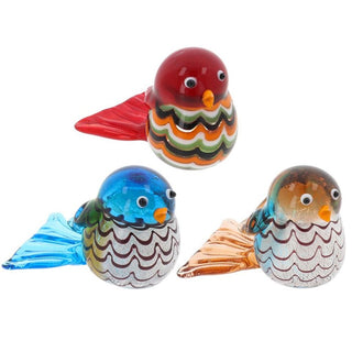 Glass Craft Sitting Bird