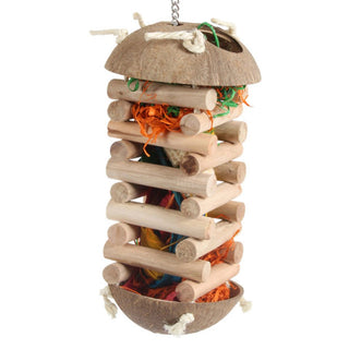 Foraging Hut Parrot Toy Large