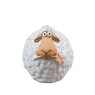 Sheep Holding Flower