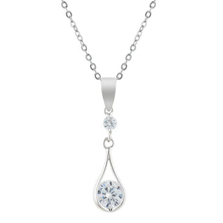 Byzantium Cupped Austrian Crystal Necklace