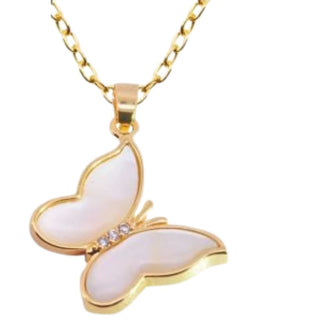 Byzantium Iridescent Butterfly Pendant