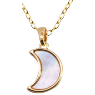 Byzantium Iridescent Moon Pendant