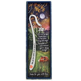 Fox Under The Moon Bookmark Take Some Time