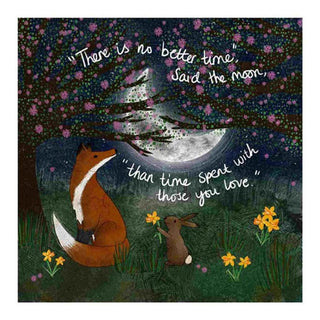 Fox Under The Moon Hug In A Book