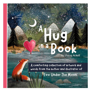 Fox Under The Moon Hug In A Book