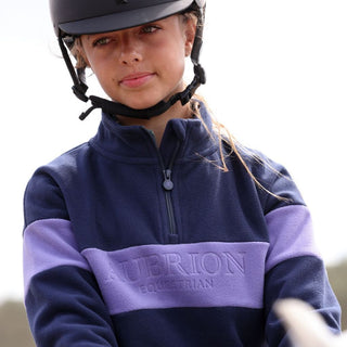 Aubrion Equestrian Quarter Zip Fleece -Young Rider