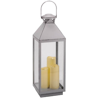 Dove-Grey Oslo Lantern Large