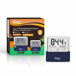 Hygger Transparent External Themometer