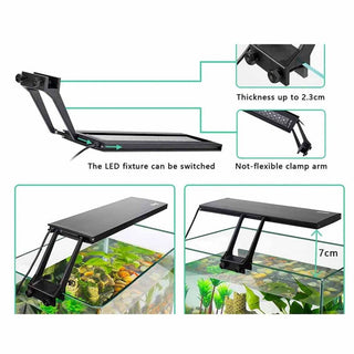 Hygger Planted Aquarium Clip On LED Light 14w