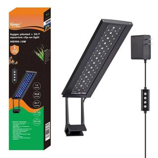 Hygger Planted Aquarium Clip On LED Light 14w