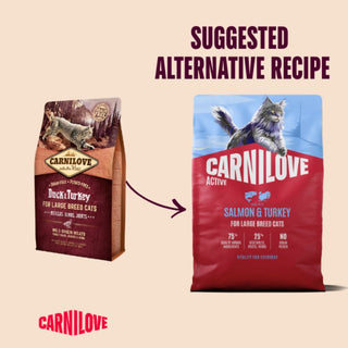 Carnilove Active Cat Large Breed Salmon & Turkey