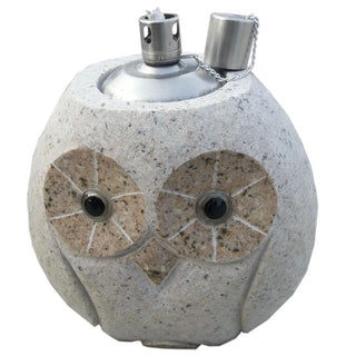 Beige Granite Owl Oil Burner