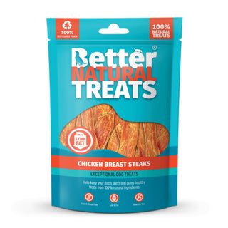 Better Natural Treats Chicken Breast Steaks Low Fat