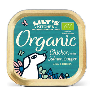 Lily's Kitchen Organic Tray Chicken With Salmon Supper