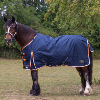 Gallop Trojan 100 Duraproof Turnout Rug Navy