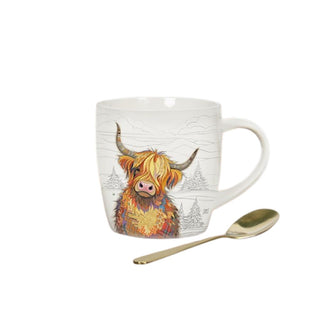 Bug Art Mug Highland Cow