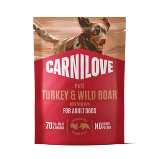 Carnilove Dog Pouch Turkey, Wild Boar & Rosehip