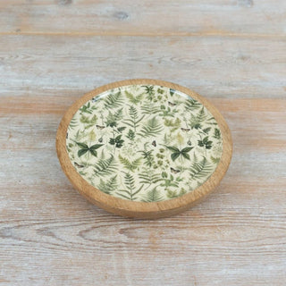 Fern Wood Plate Enamel Coating
