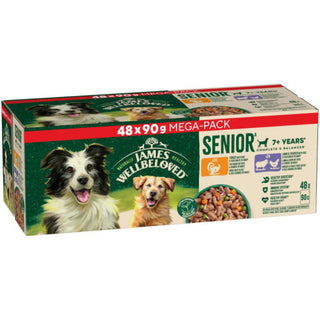 James Wellbeloved Senior Dog Pouch Turkey, Lamb & Chicken