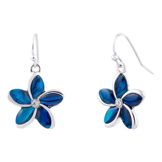 Byzantium Jewellery Daisy Earrings Daisy With Crystal Drop