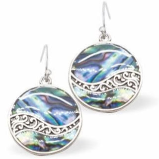 Byzantium Jewellery Earrings Round Wave