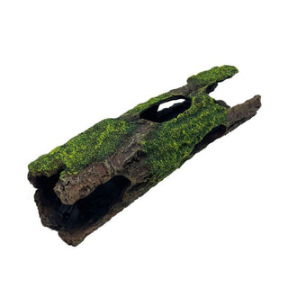 Aqua One Log Hide With Moss
