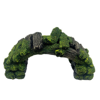 Aqua One Wooden Log Bridge With Moss
