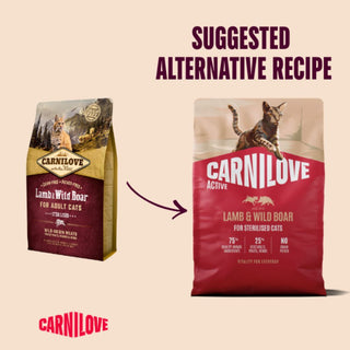 Carnilove Active Cat Lamb & Wild Boar
