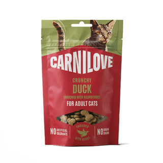 Carnilove Crunchy Cat Treat Duck & Raspberry