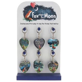 Fox Under The Moon Keyring
