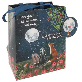 Fox Under The Moon Gift Bag Love You