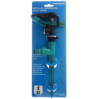 Green Jem Plastic Spiked Impulse Sprinkler