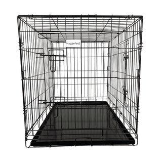 Dog Cage With Metal Tray
