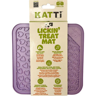 Katti Lickon Mat Heart - Purple