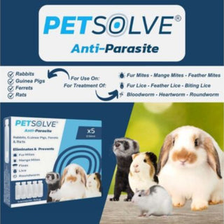 Petsolve Anti-Parasite Small Animal 5 Pack