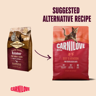 Carnilove Active Cat Food Beef & Venison