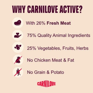 Carnilove Active Cat Food Beef & Venison