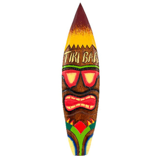 Wood Surf Tiki Bar Sign Natural