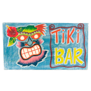 Wood Signboard Tiki Bar