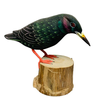 Painted Wooden Starling